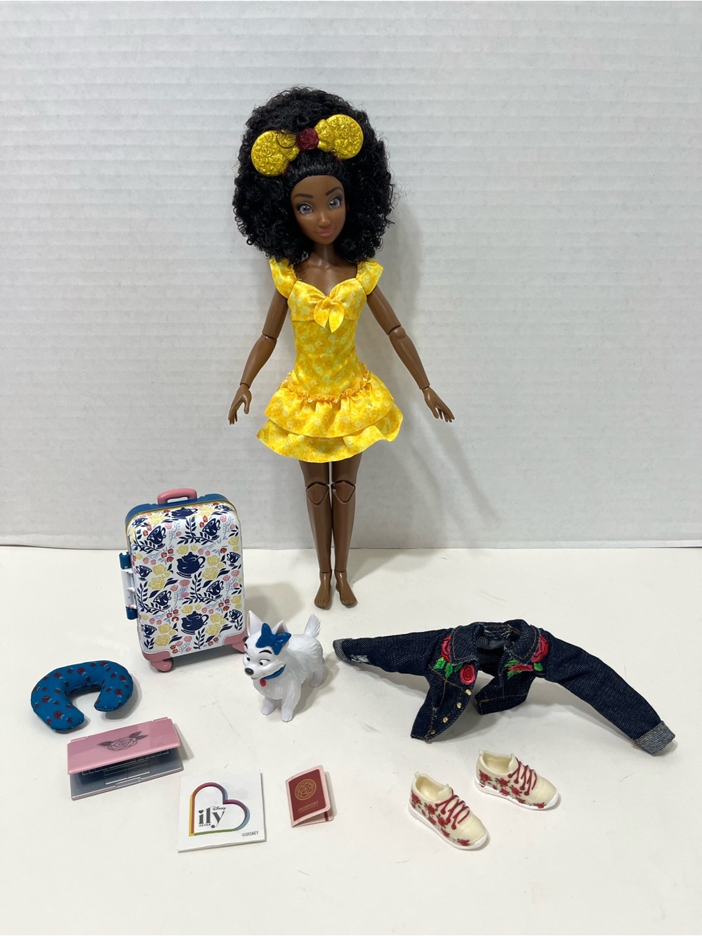 DISNEY ILY 4ever doll inspired by princess belle like Barbie dolls
